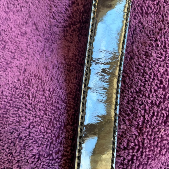 Tory Burch Black Patent Leather Belt sz S main image 9